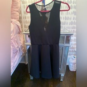 Sheer back party dress